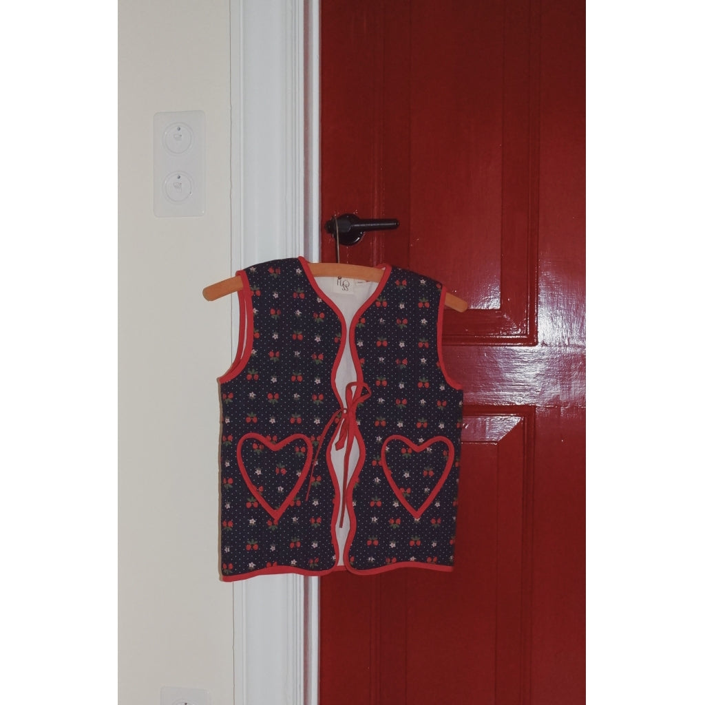 Flöss Aps Sofia Vest Vest Navy Space Berry