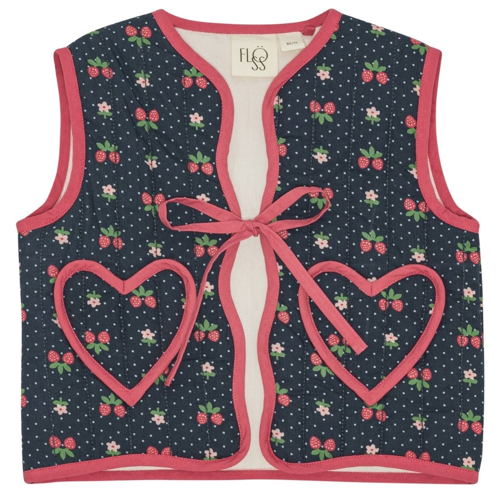 Flöss Aps Sofia Vest Vest Navy Space Berry