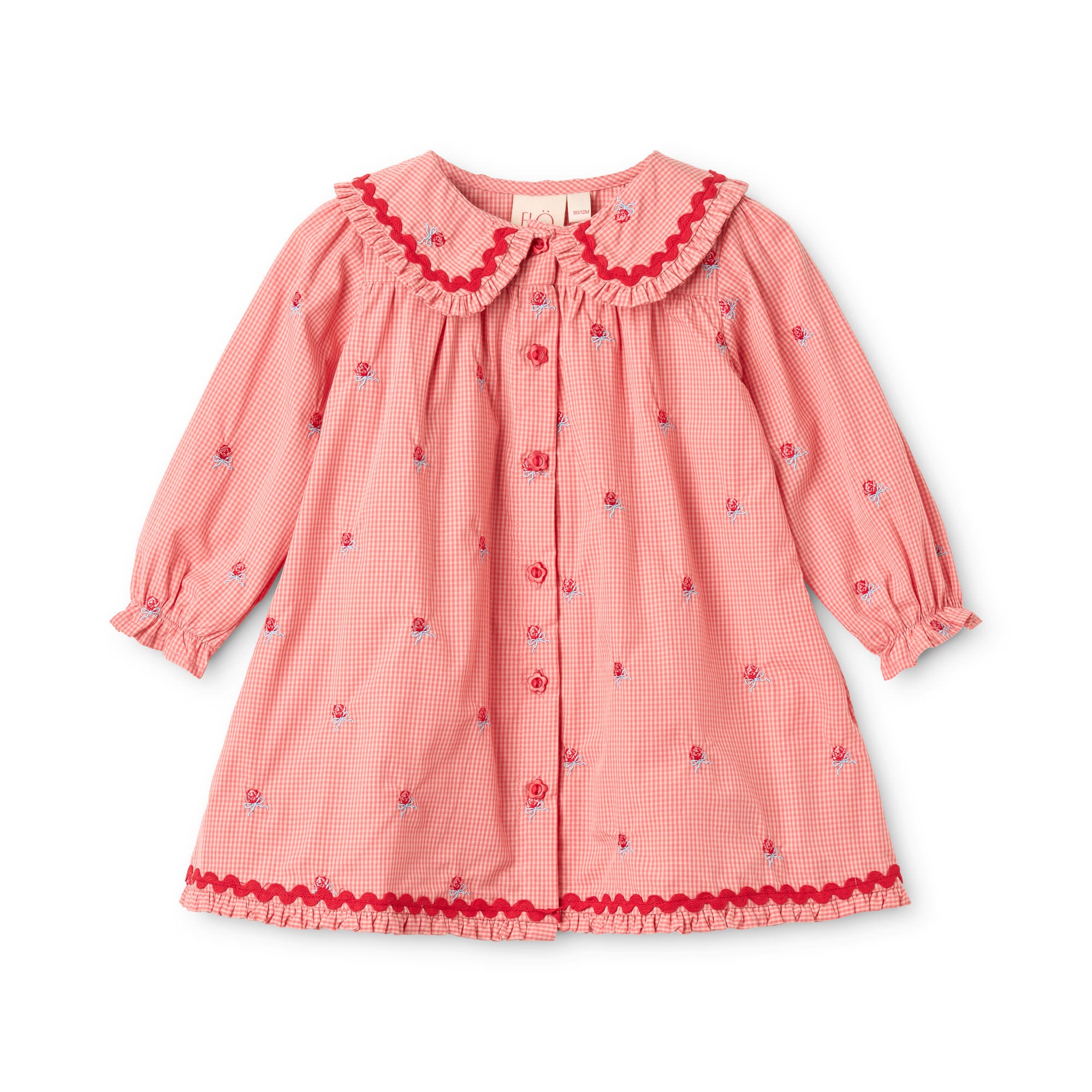 Sonja Dress - Pink Rose Gingham