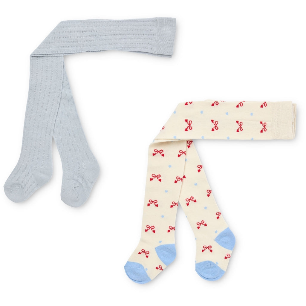 Flöss Aps Vera Tights 2-pack Stocking Bow 2-pack