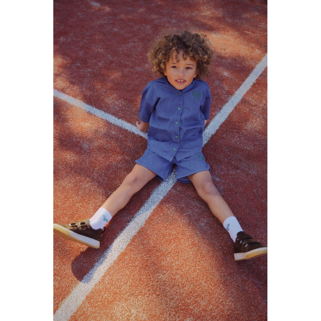 Flöss Aps Victor Shirt Shirt Mid Blue