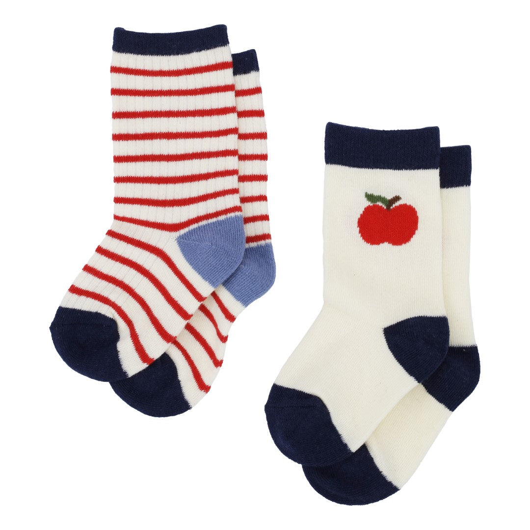 Vilde Socks 2-pack - Apple 2-pack