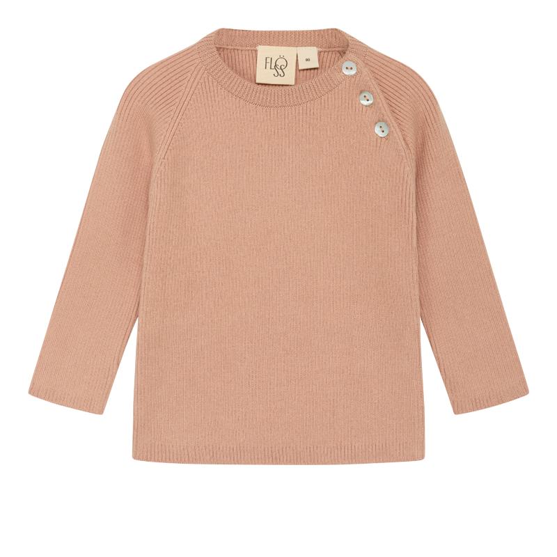 Flye sweater solid - Acorn