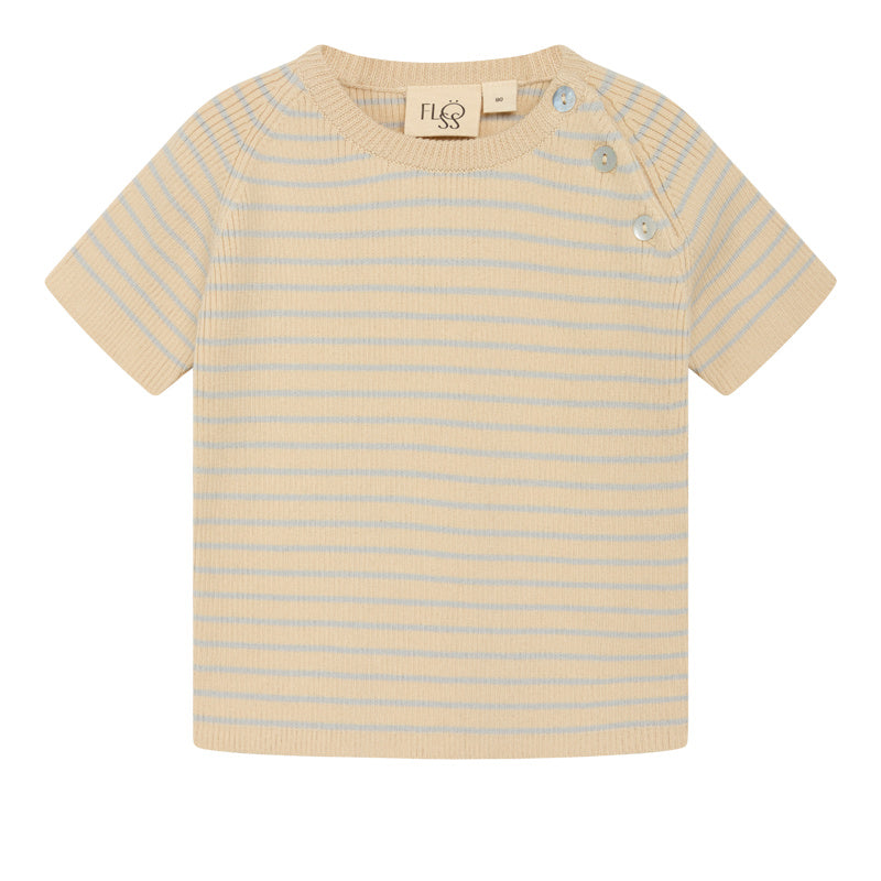 Flye tshirt - Sea salt/Warm cotton