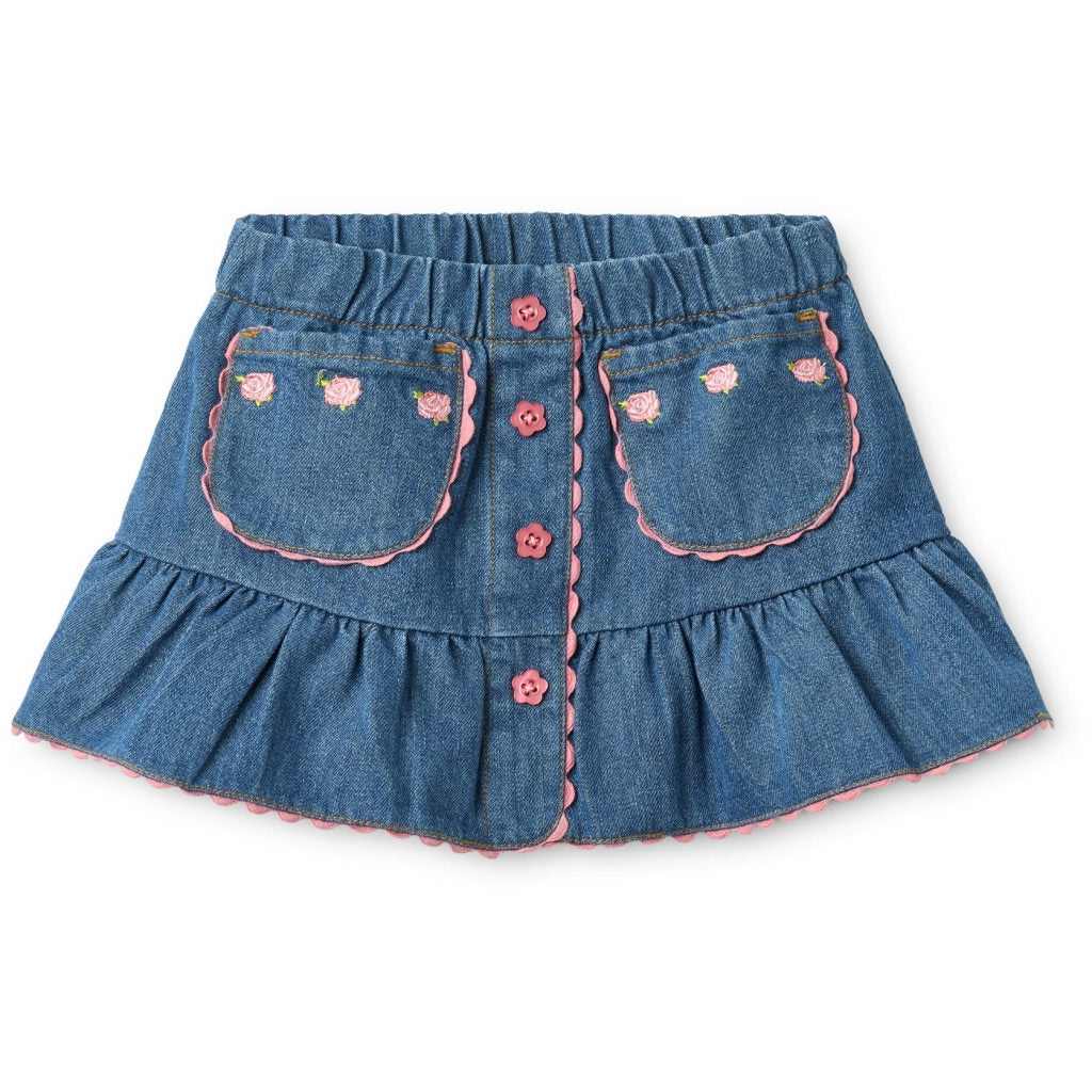 Monique Skirt - Mid Blue