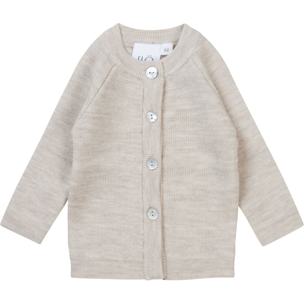 Kaya Cardigan Wool - Oat Melange