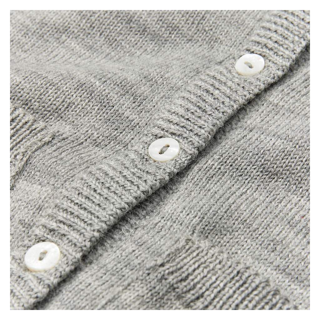 Juno Cardigan - Grey Melange