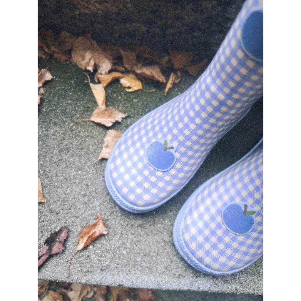 Misty Rain Boots - Apple Gingham