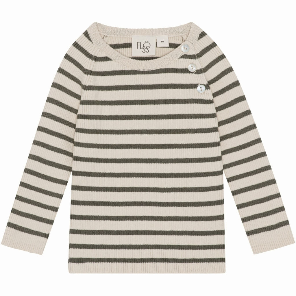 Flye sweater - Army/Warm cotton