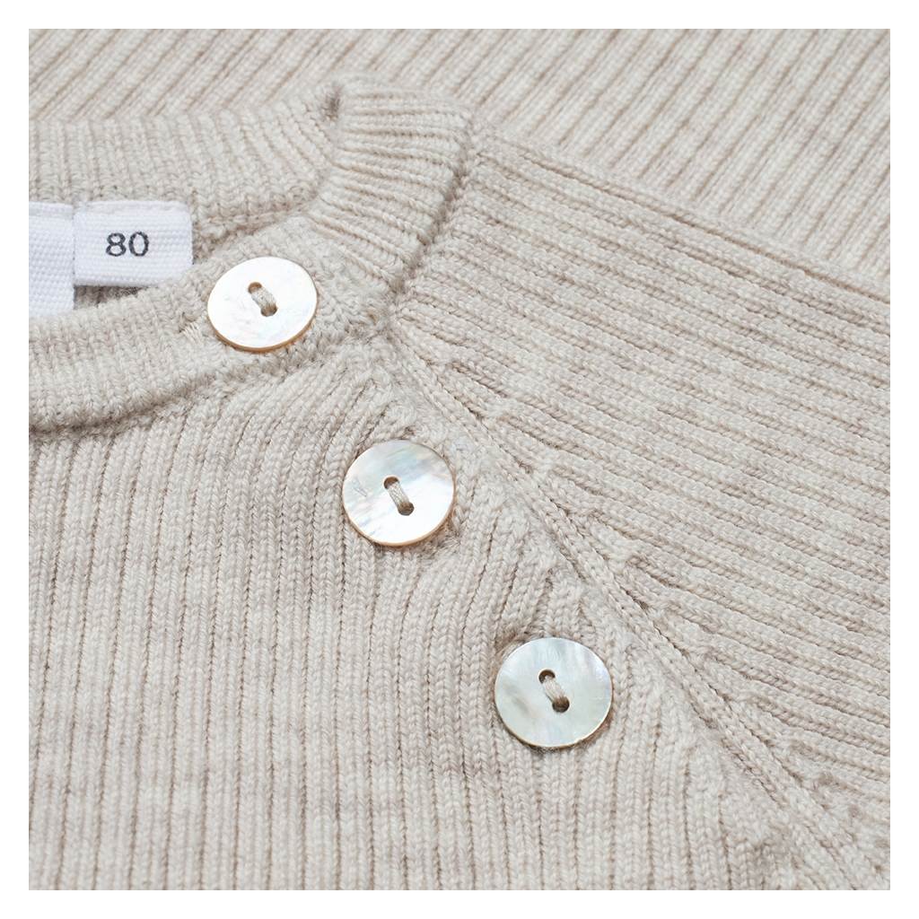Flye Sweater Wool - Oat Melange