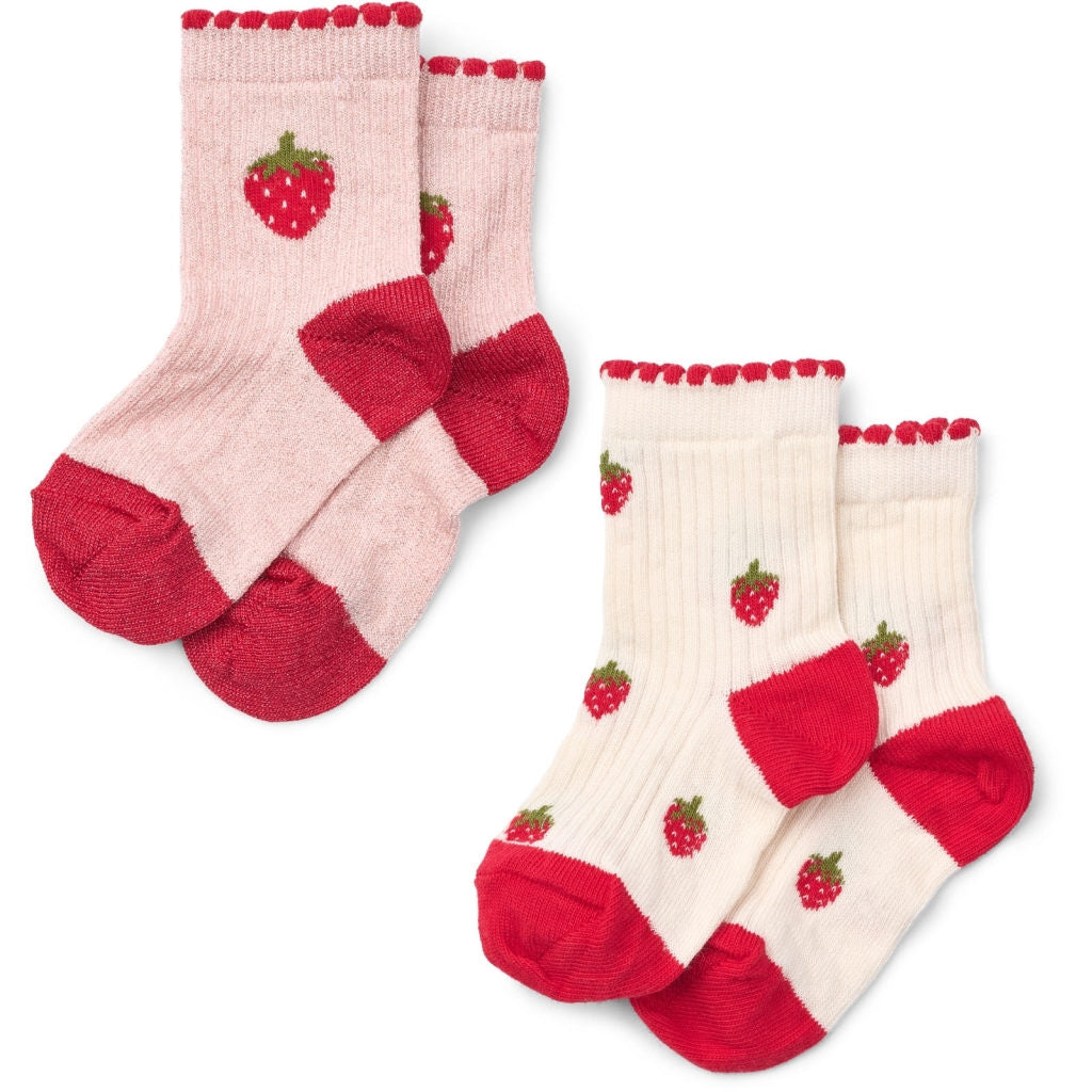 Vibe Socks 2-pack - Glitter Berry 2-pack