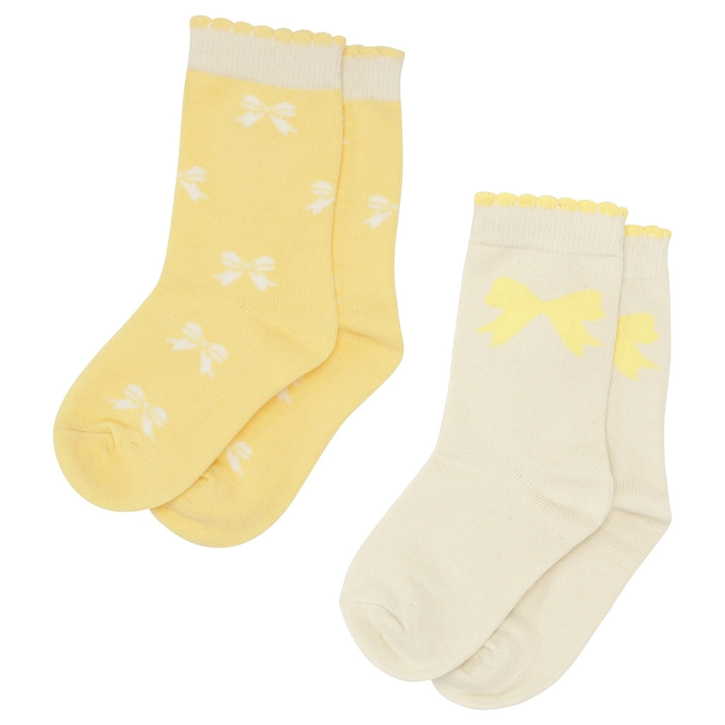 Socks - 2 pack Bow socks
