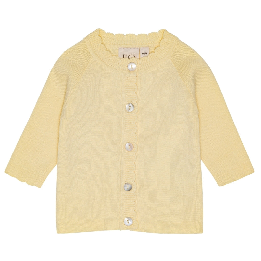Kaya Cardigan - Soft Yellow