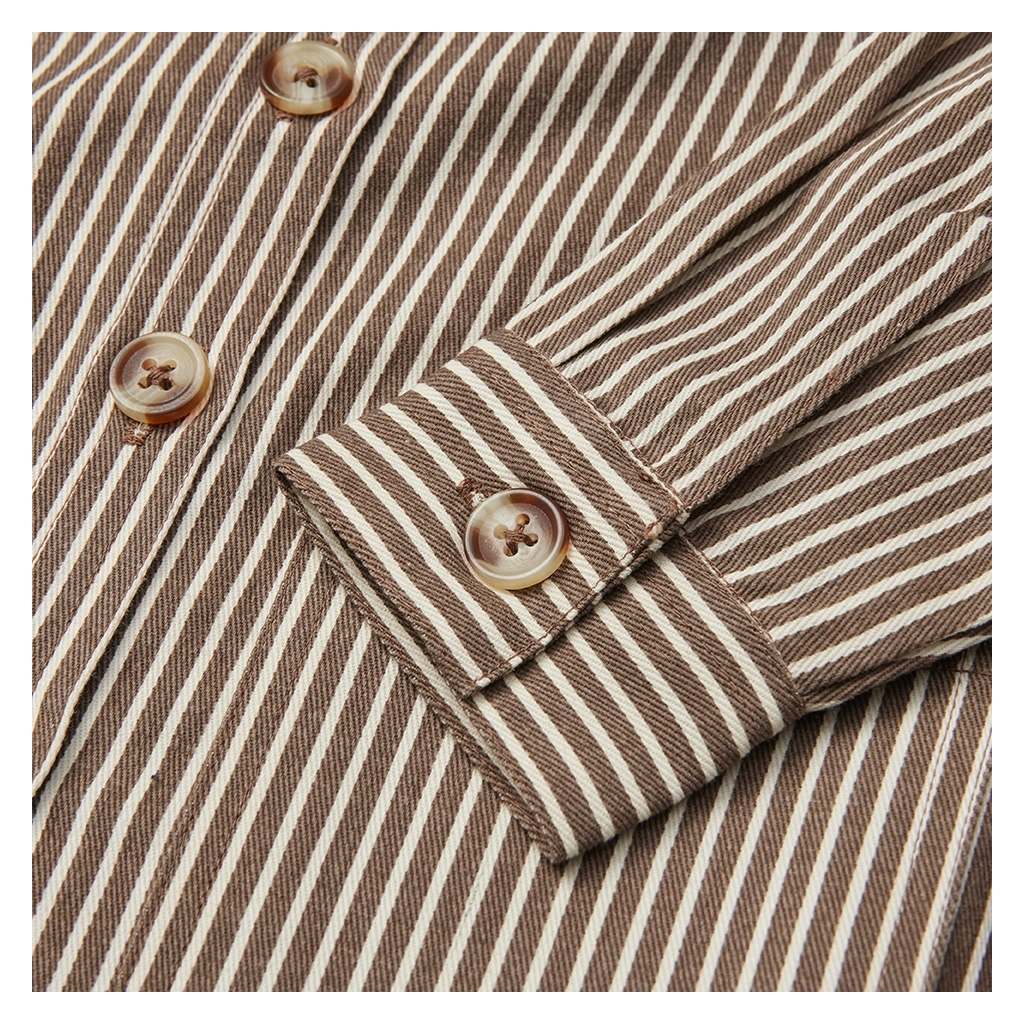 Bob Overshirt - Roast Brown Stripe