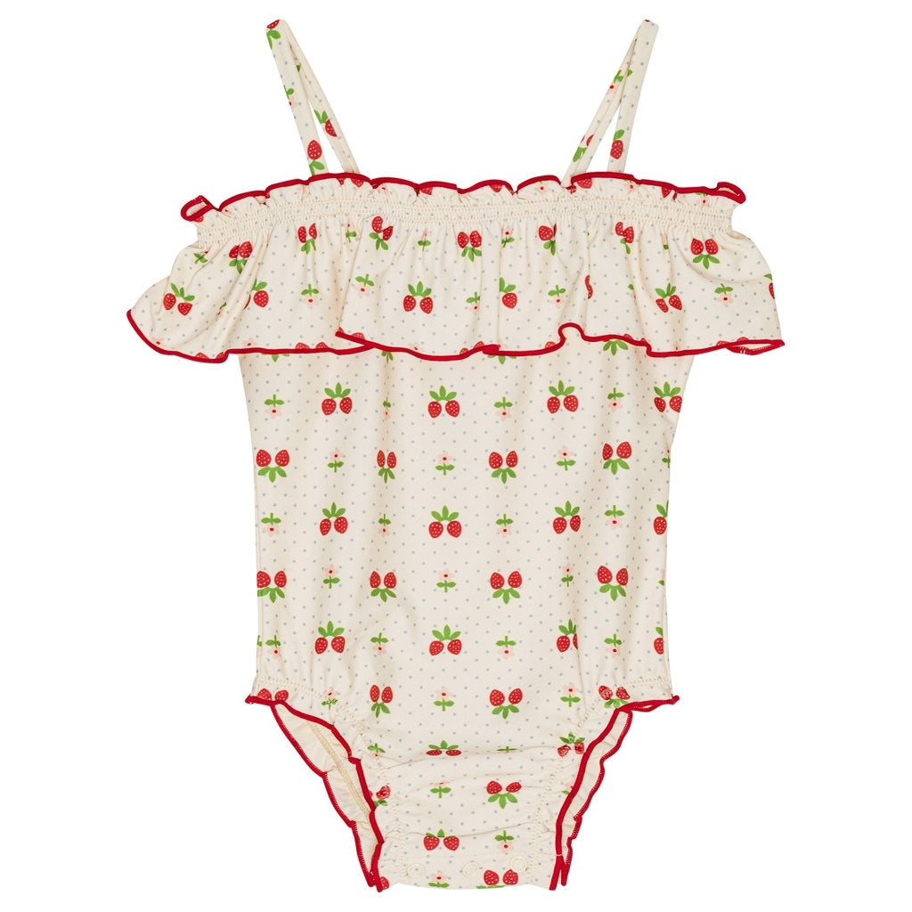 Sofia Swimsuit - Soft White Berry