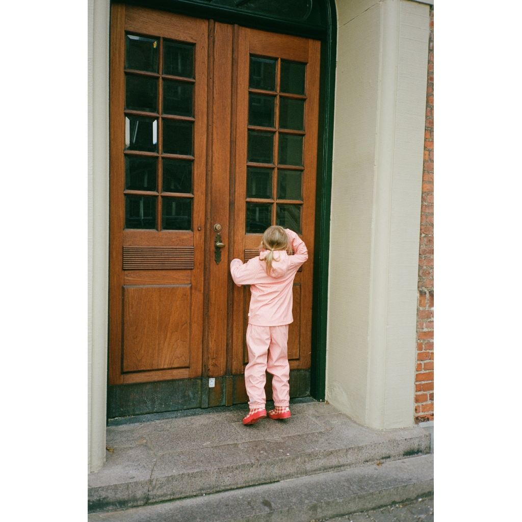 Dew Rainwear Set - Pink Rose Gingham