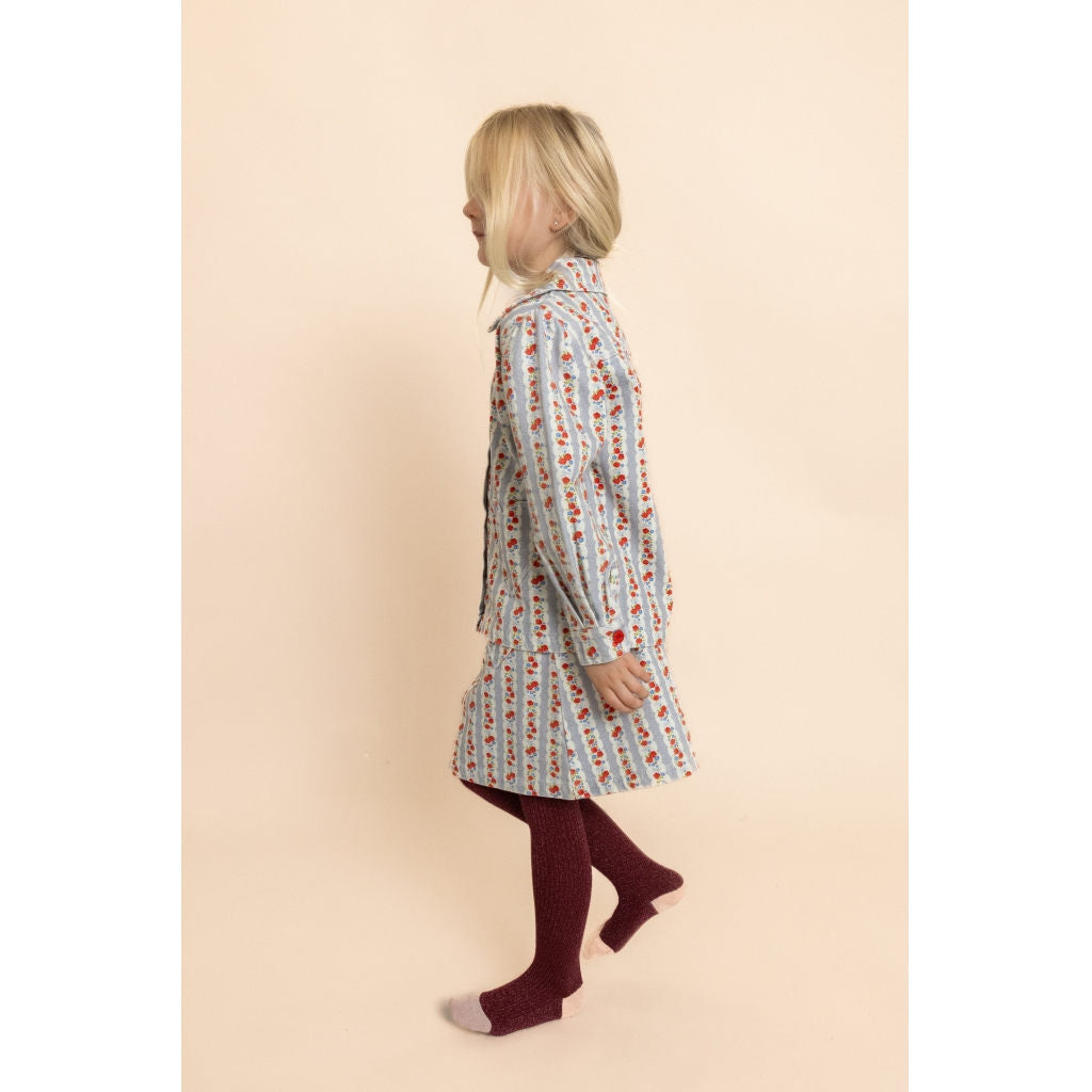 Aria Skirt - Blue Air Rose