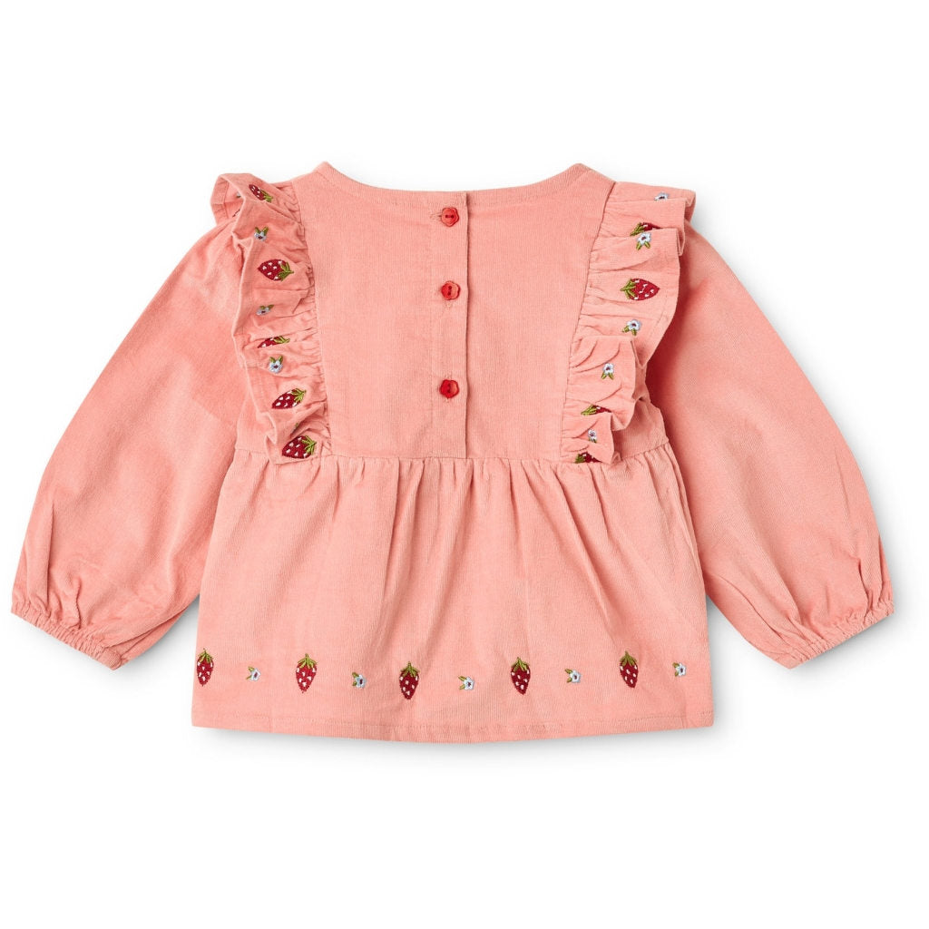 Belle Blouse - Warm Pink