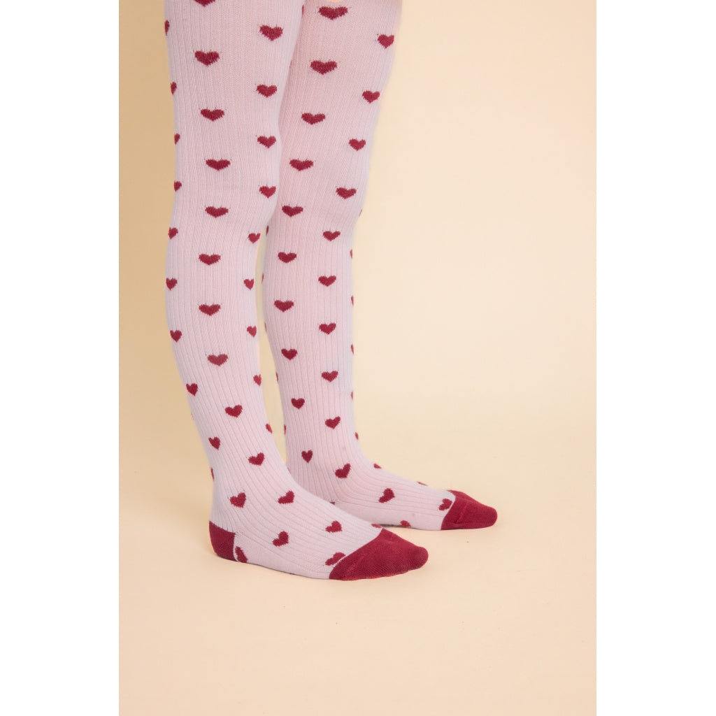 Vera Tights 2-pack - Cranberry-Pink Glitter 2-pack