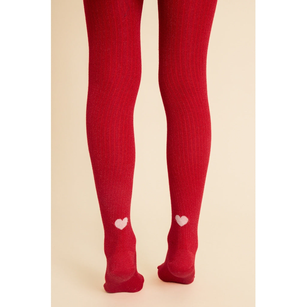 Vera Tights 2-pack - Pink-Red Glitter 2-pack