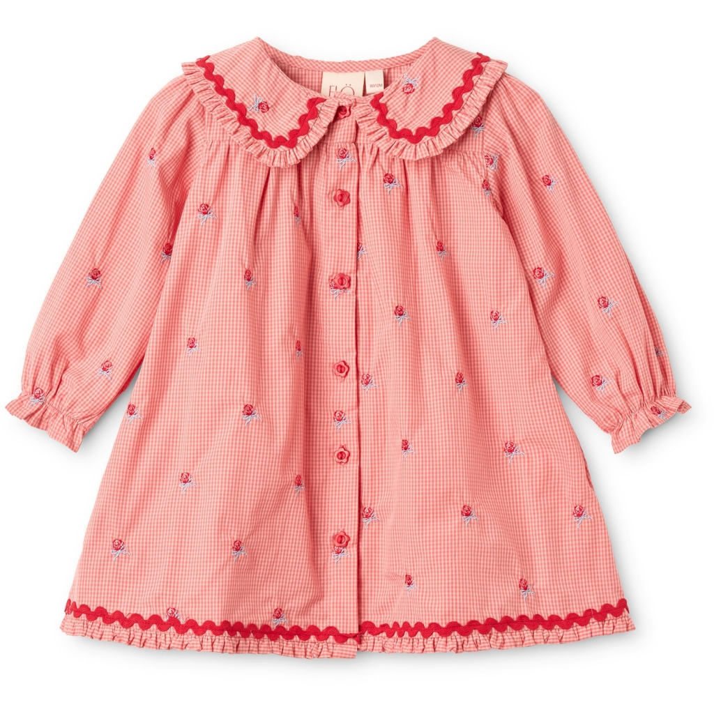 Sonja Dress - Pink Rose Gingham