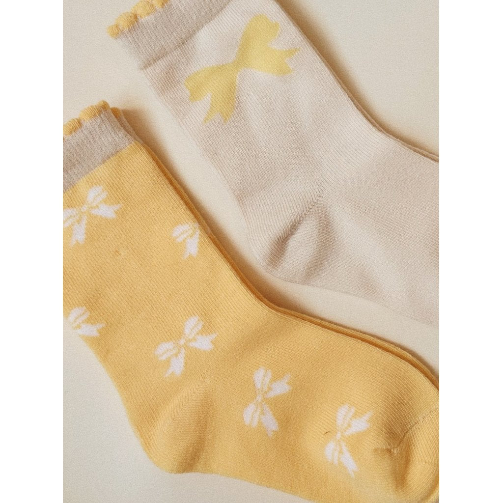 Socks - 2 pack Bow socks