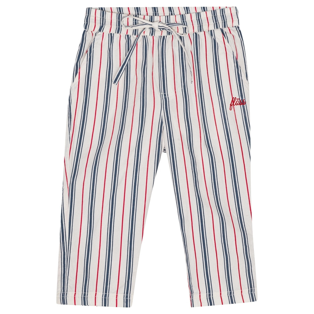 Miles Pants - Red/Blue stripes
