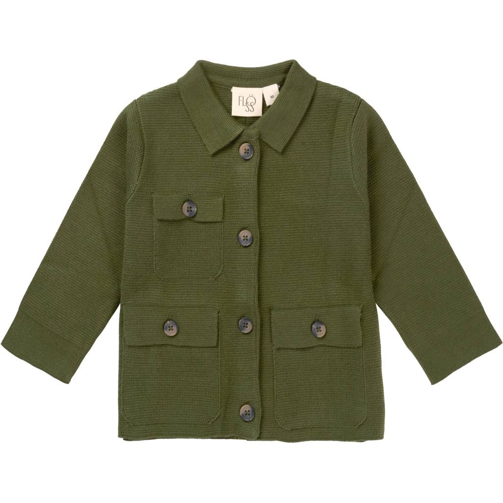 Leo Overshirt - Forest Green
