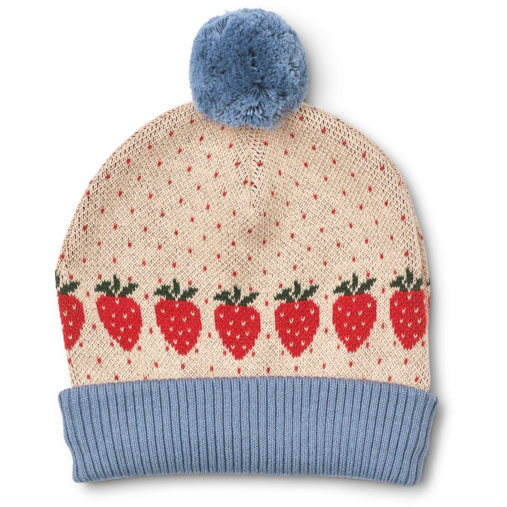 Louise Beanie - Warm Cotton Berry