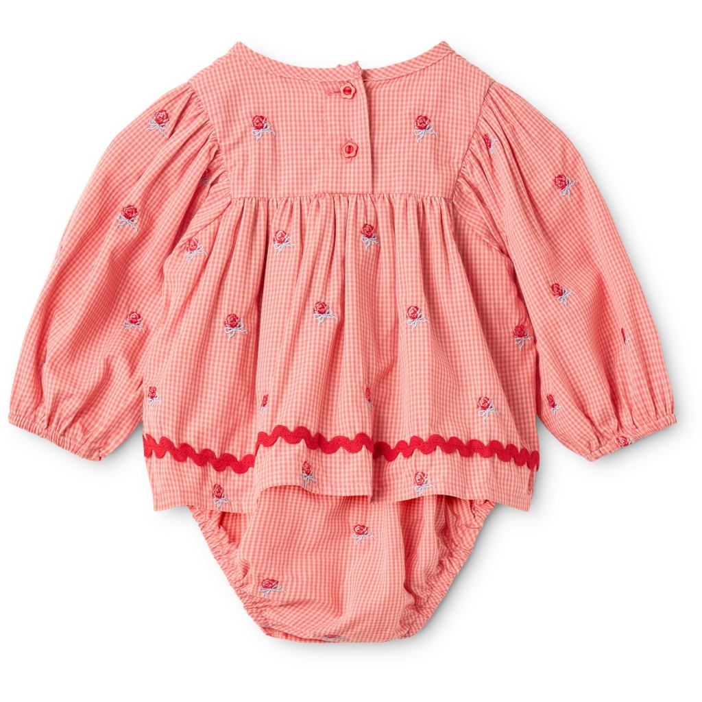 Sonja Romper - Pink Rose Gingham