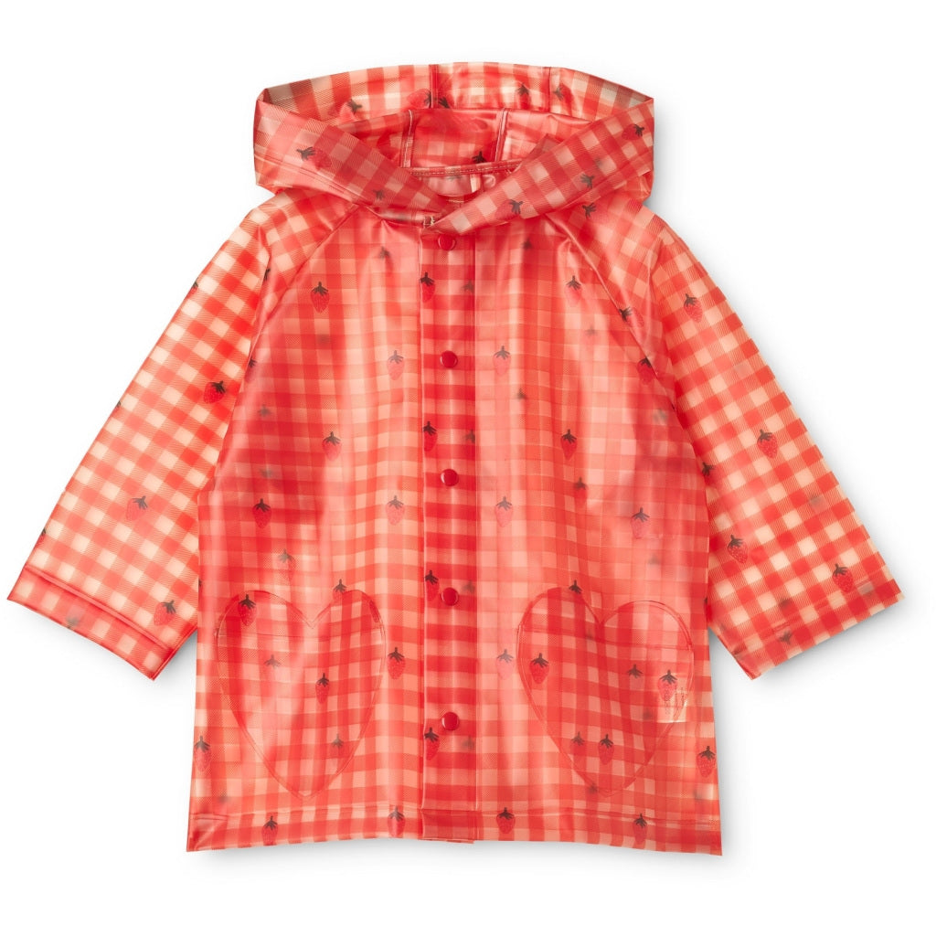 Iris Raincoat - Berry Gingham