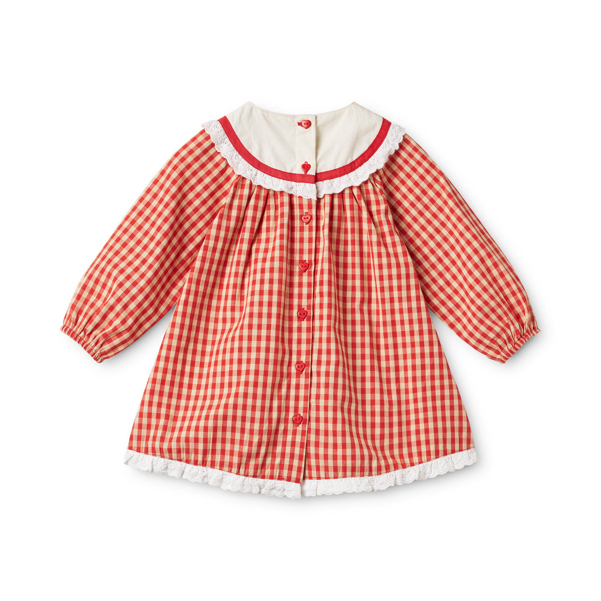Lucia Dress - Poppy Red Gingham