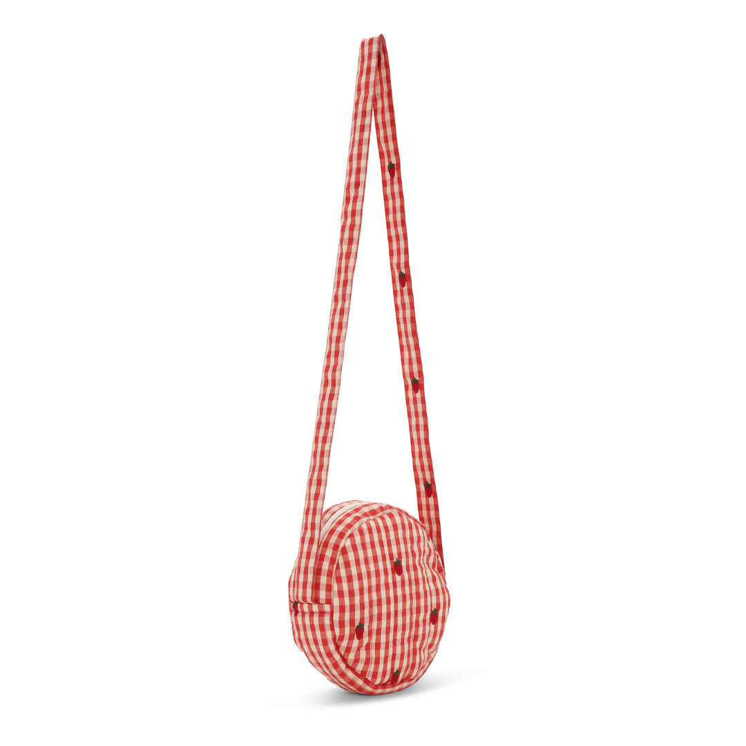 Molly Mini Shoulder Bag - Pink Berry Gingham