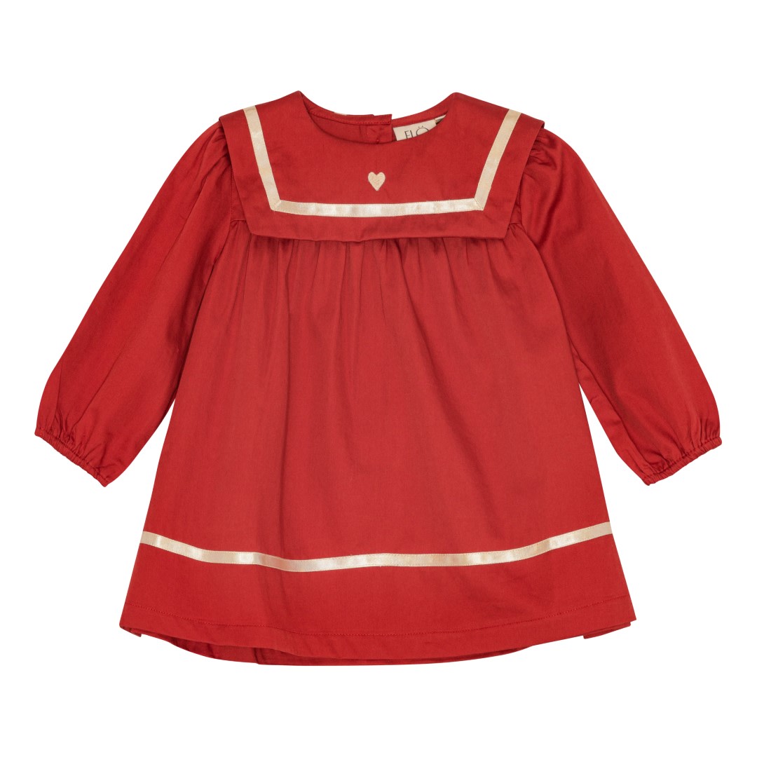 Bay Dress - Poppy red