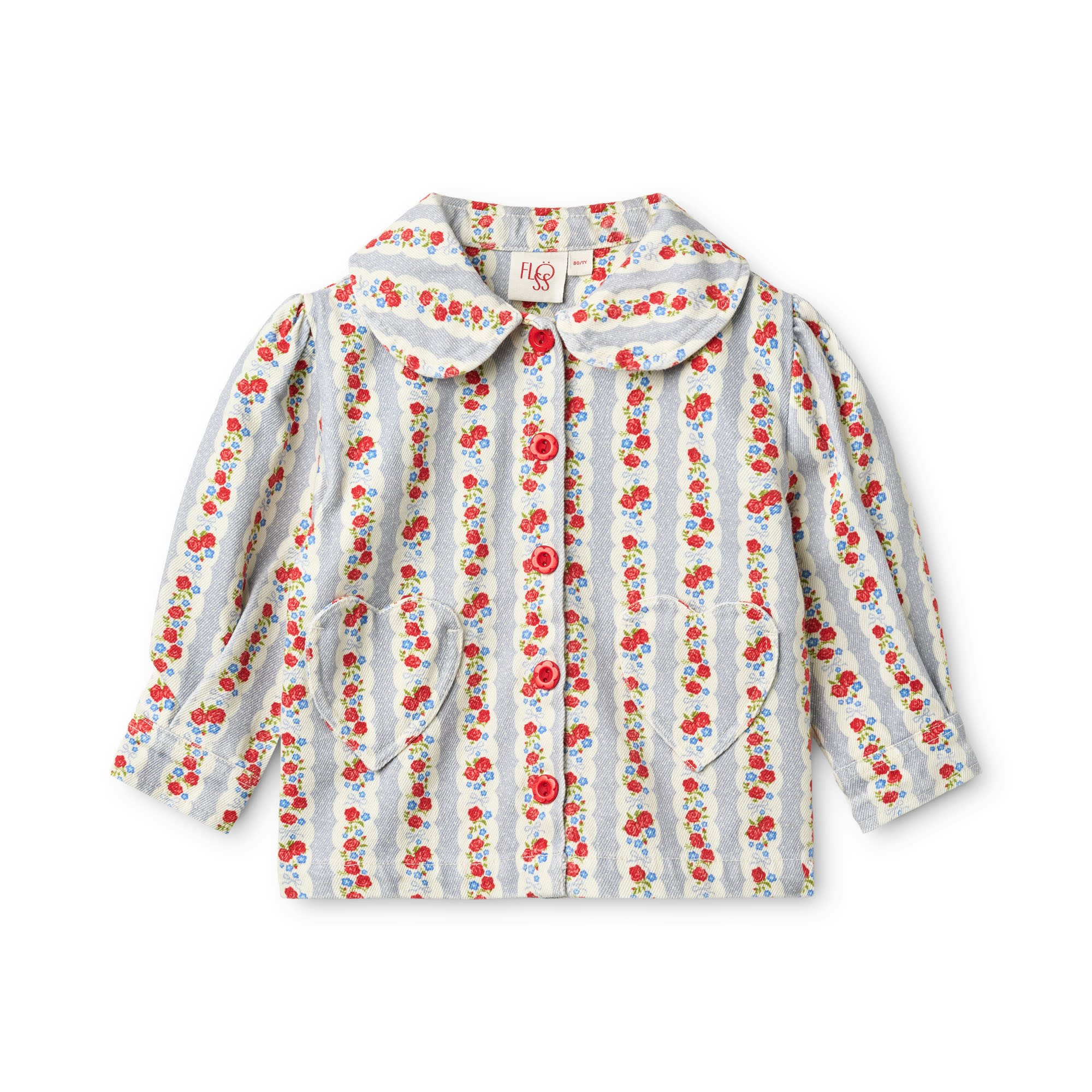 Aria Overshirt - Blue Air Rose