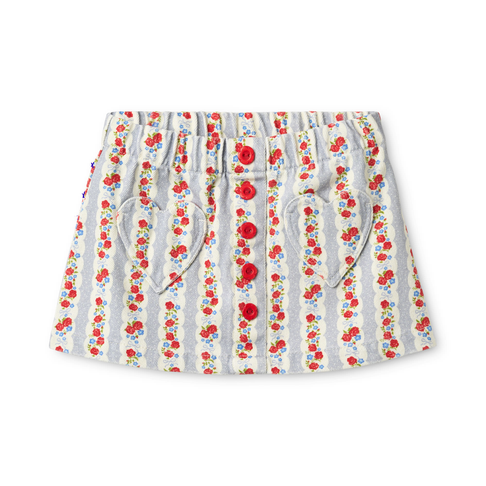 Aria Skirt - Blue Air Rose