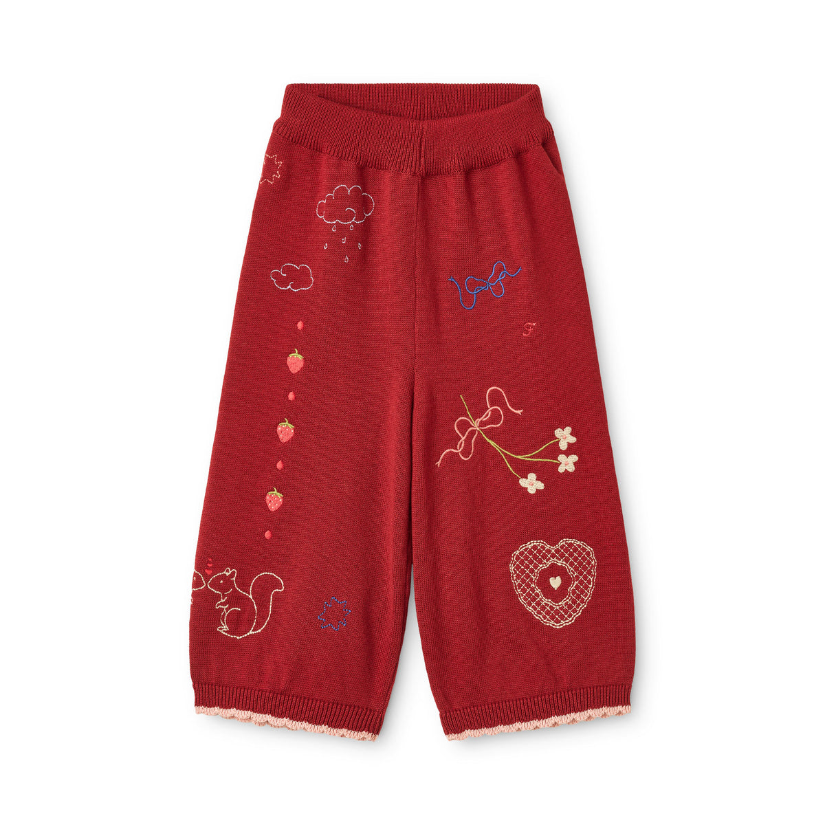 Agnes Pants - Dark Cranberry