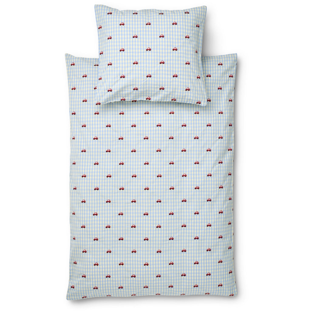 Flöss Aps Albert Duvet + Pillow Baby Duvet cover Blue Gingham