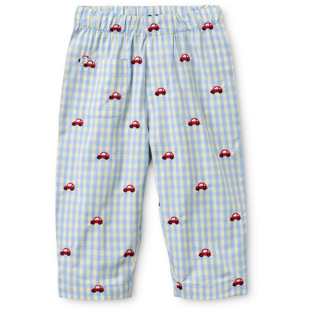 Flöss Aps Albert Pants Pants Blue Gingham