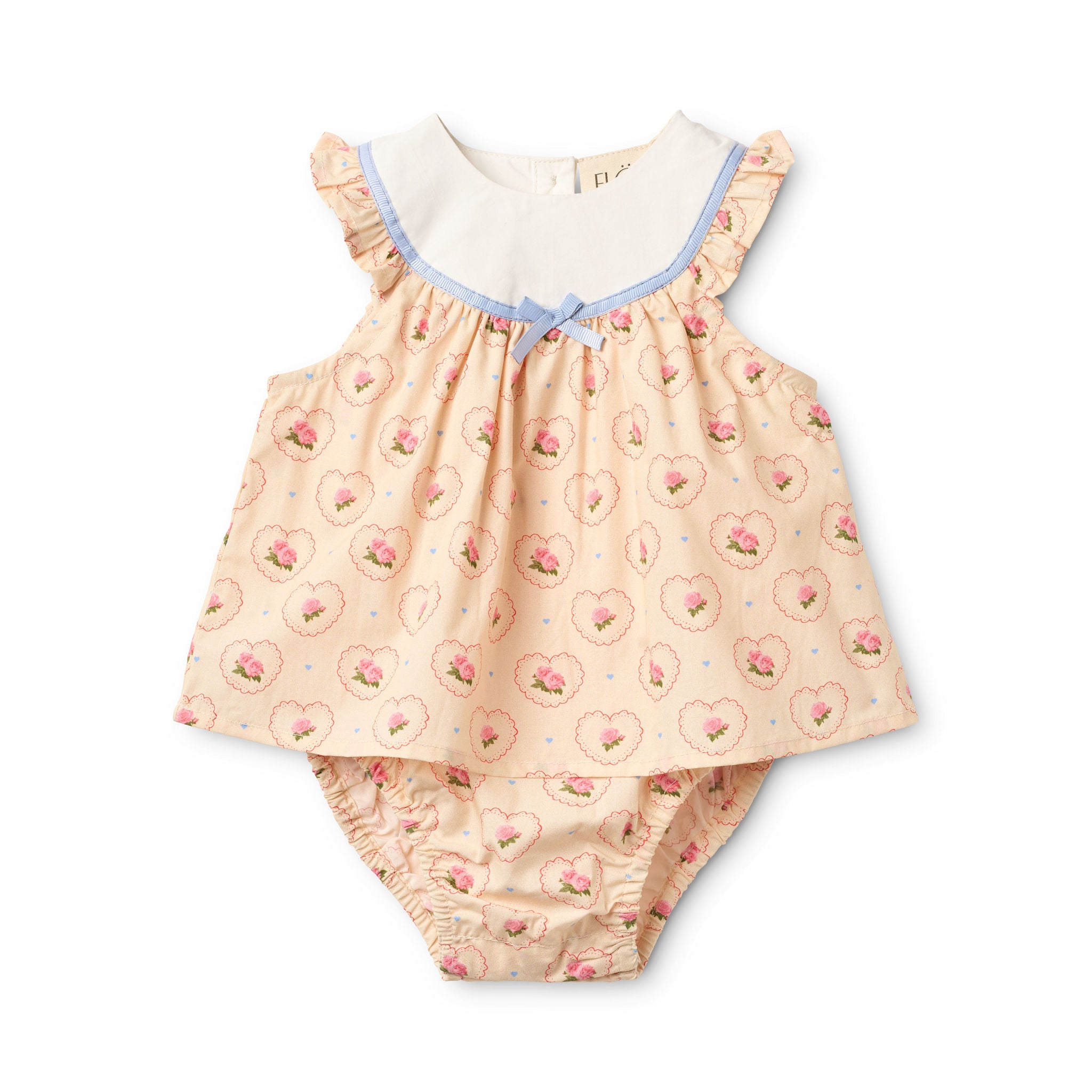 Berta Romper - Rosy Heart
