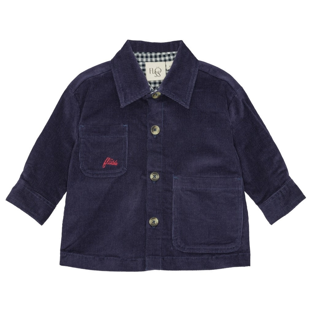Flöss Aps Billie Overshirt Shirt New Navy