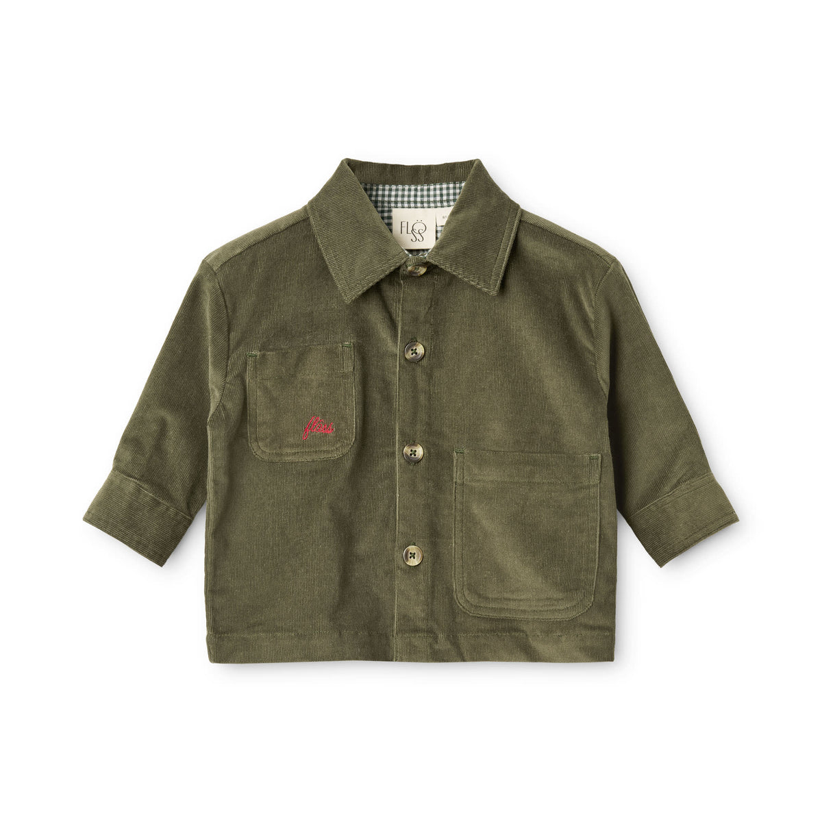 Billie Overshirt - Green Oak