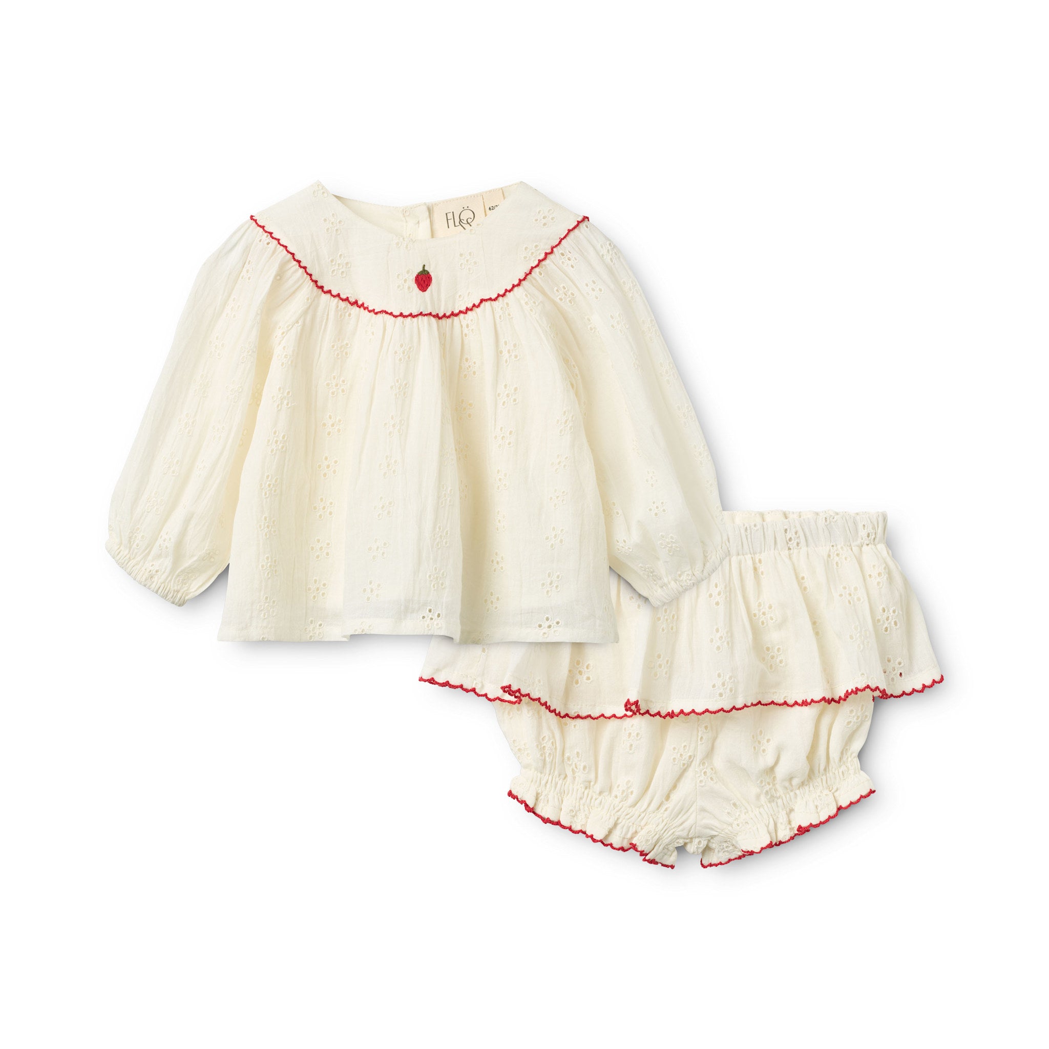 Claire Baby Set - Ivory White