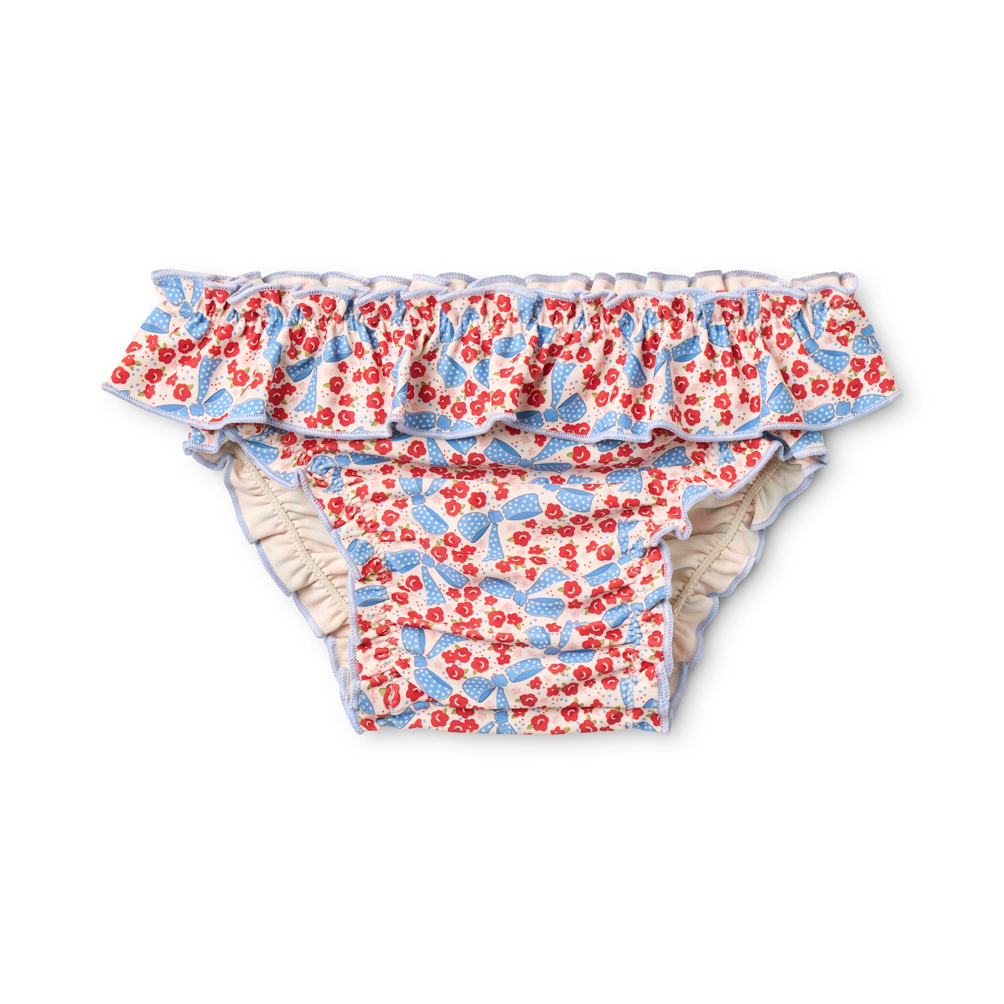 Coral Swim Pants - Ditsy Floral