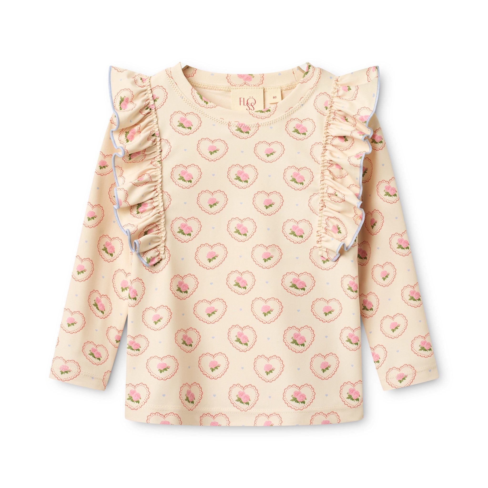 Coral Swim Tee - Rosy Heart