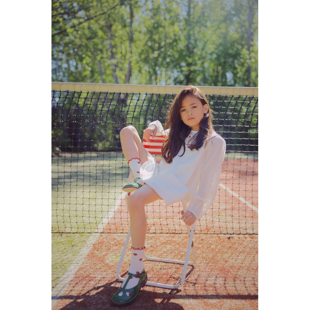 Flöss Aps Claire Dress Dress Ivory White