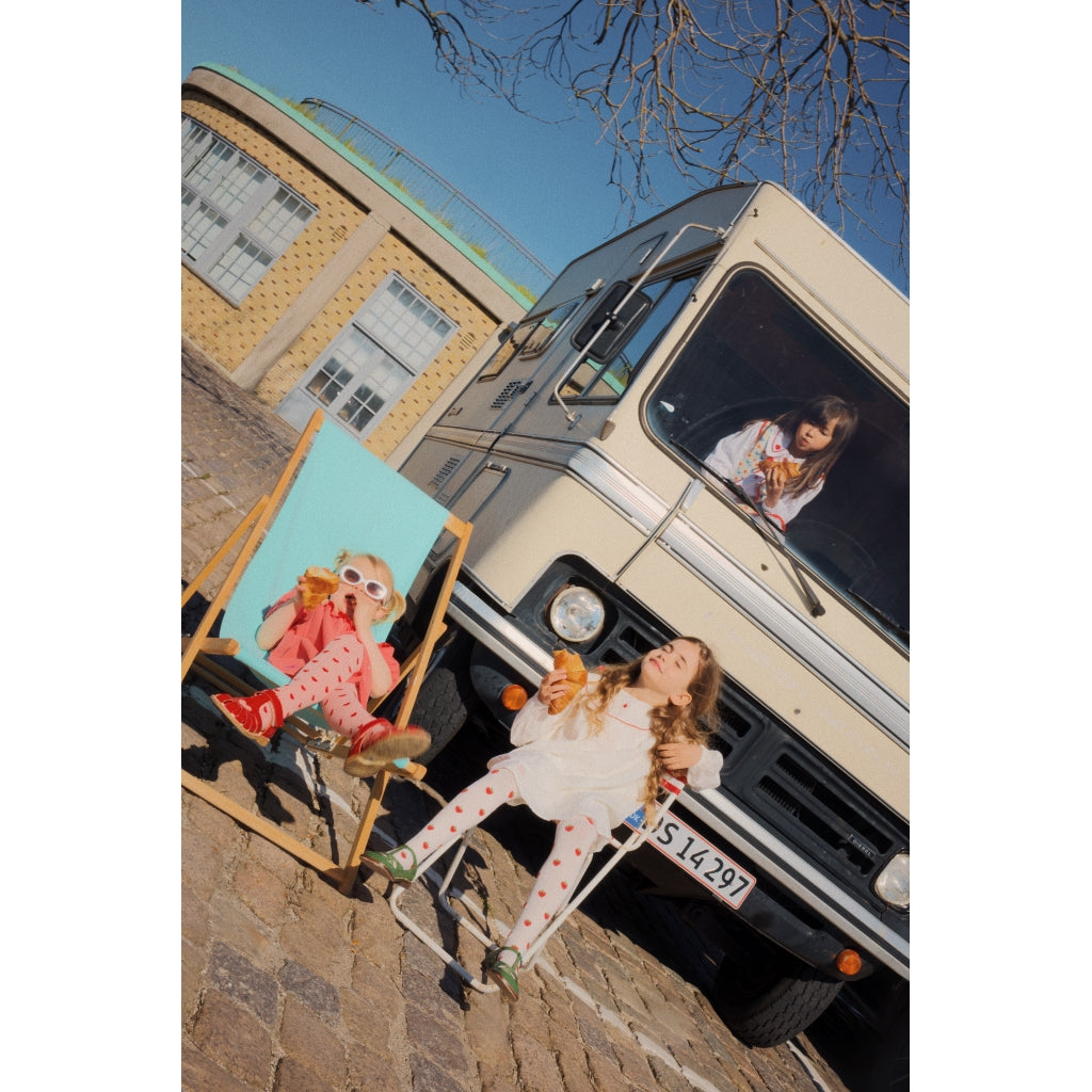 Flöss Aps Claire Dress Dress Ivory White