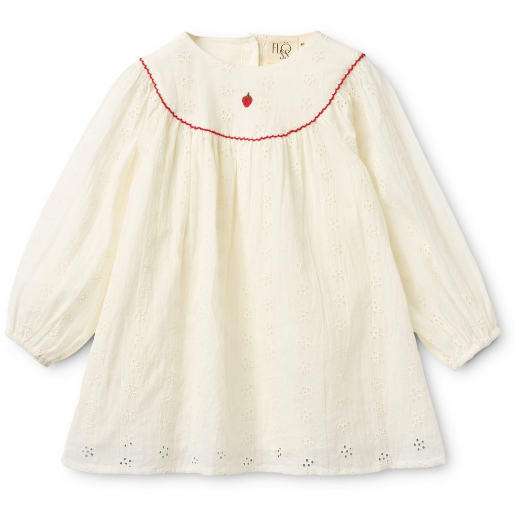 Flöss Aps Claire Dress Dress Ivory White