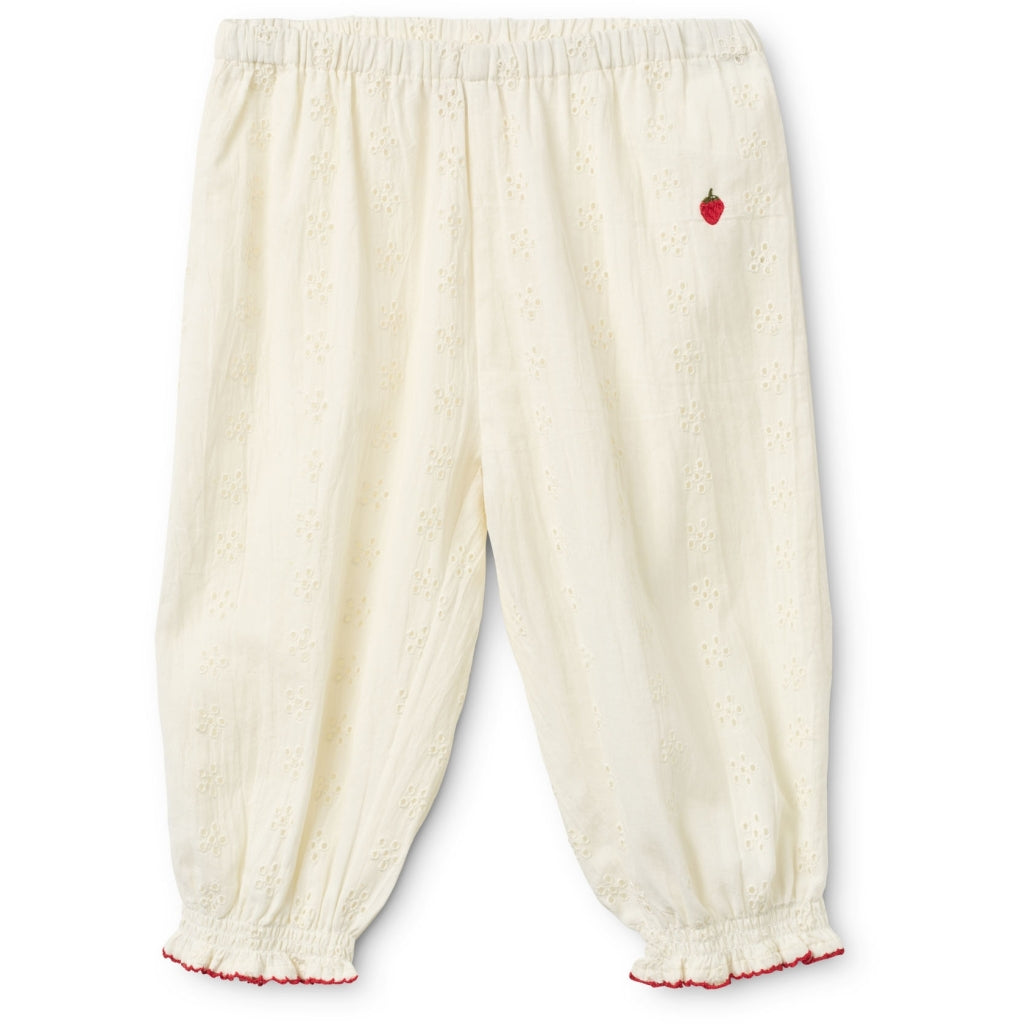 Flöss Aps Claire Pants Pants Ivory White