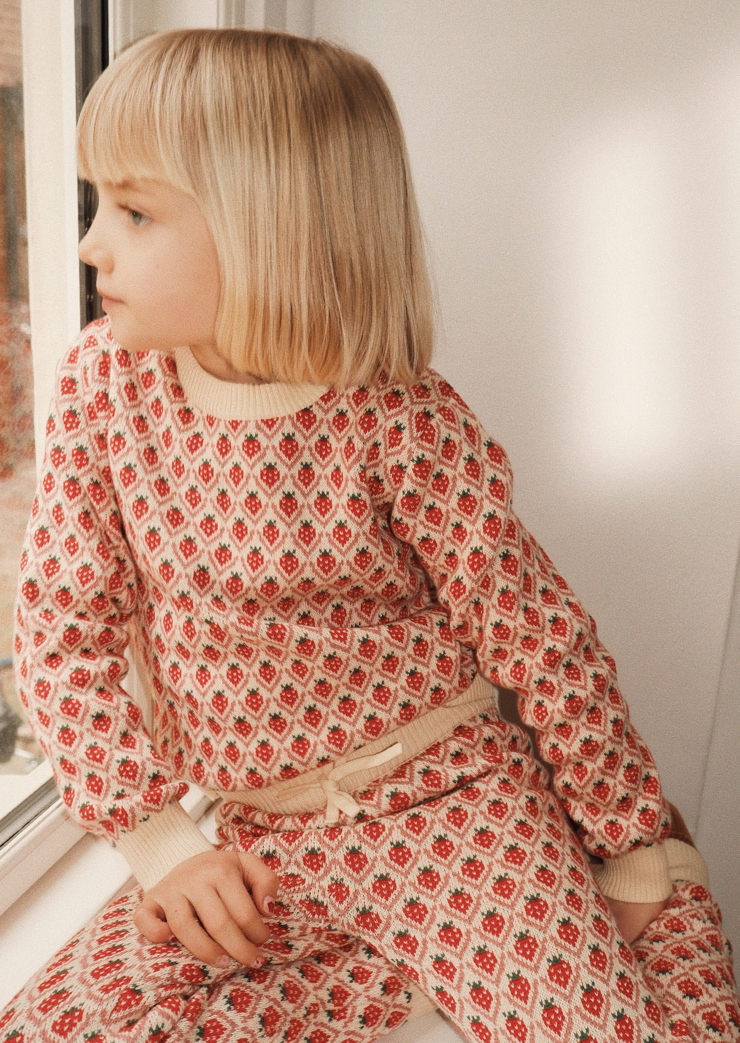 Zuri Pants - Soft White Berry